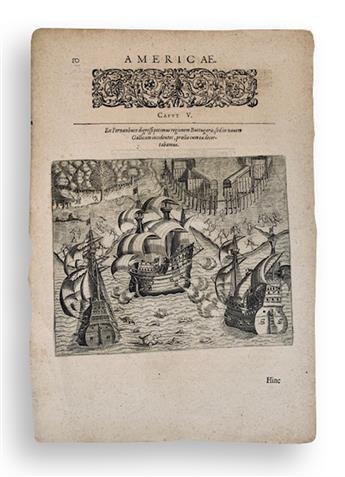 De Bry, Theodor (1528-1598) Americae Tertia Pars, [Fragment].